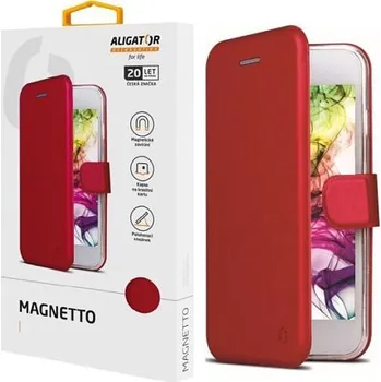 Pouzdro na mobilní telefon Aligator Magnetto pro Xiaomi Redmi Note 10 lite červené