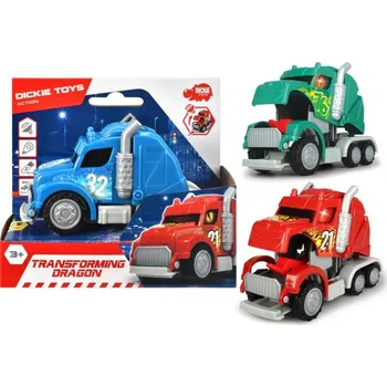 Dickie Transformující tahač Drak 12,5 cm červený