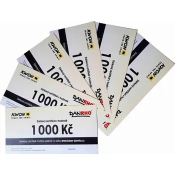 Dárkový potravinový koš Dárkový certifikát 1000 Kč - Prodloužená možnost vrácení zboží do 60 dní.