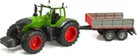 Kik Traktor s vlečkou RC 1:16