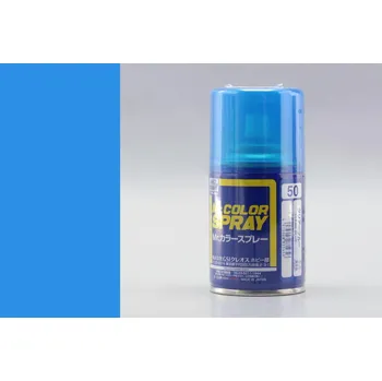 Modelářská barva Barva Mr. Color akrylová č. 050 – Clear Blue, sprej (40 ml)
