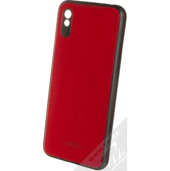 Pouzdro na mobilní telefon 1Mcz Glass Cover ochranný kryt pro Xiaomi Redmi 9A, Redmi 9AT červená (red)