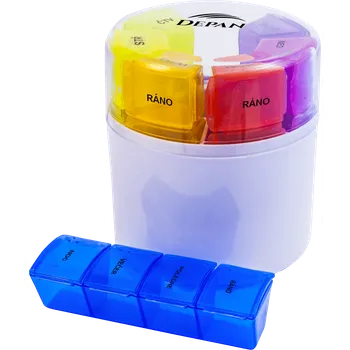 Dávkovač léků Helbo Depan Cube dávkovač léků týdenní