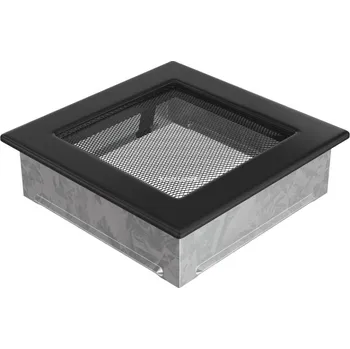 Krbová obestavba Krbová mřížka 17x17 černá