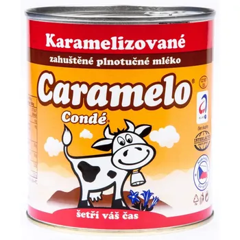 Přisada na vaření a pečení Bohemilk Kondenzované mléko slazené karamelizované 1 kg plech