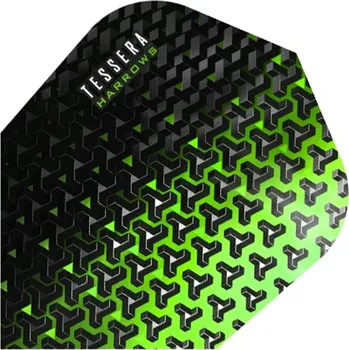Příslušenství pro šipky Harrows Letky Tessera No6 - Green F3184