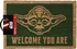 Rohožka Pyramid International Star Wars Yoda Welcome You Are 60 x 40 cm zelená