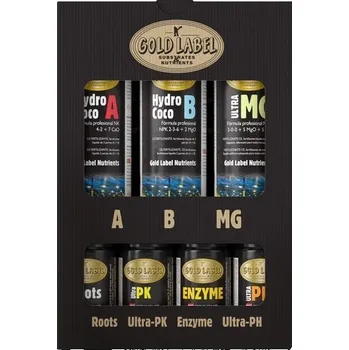Hnojivo Hnojivo Gold Label Starter KIT Coco + Hydro full package