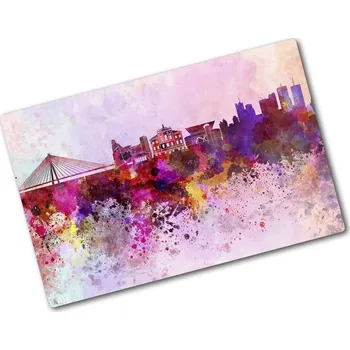 Kuchyňské prkénko Kuchyňská deska skleněná Barevná Varšava město