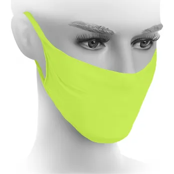 Rouška CLASSIC Fiore neon-yellow (žlutá)