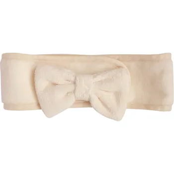 Kosmetická čelenka MaryBerry Lazy Sunday - krémová s mašlí (2220V18) + dárek zdarma