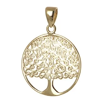 Šperk Přívěšek ze žlutého zlata strom života ZZ0254F+ DÁREK ZDARMA