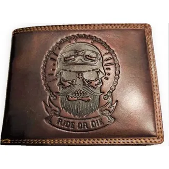 Peněženka Kožená peněženka Ride or die