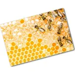 Kuchyňská deska skleněná Pracujíčí včely