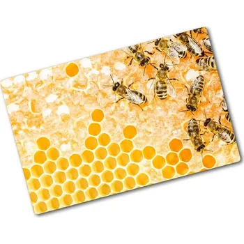Kuchyňské prkénko Kuchyňská deska skleněná Pracujíčí včely
