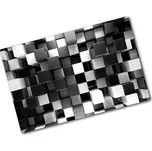 Deska na krájení skleněná Abstrakce kostky