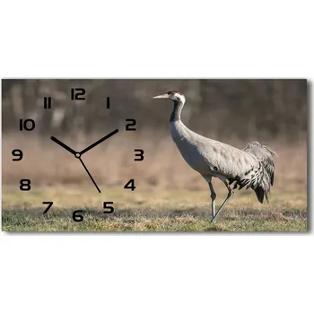 Hodiny Moderní skleněné hodiny na stěnu Volavka