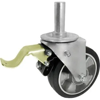 Pojezdové kolečko Pryžové kolo 160 mm otočná vidlice s čepem