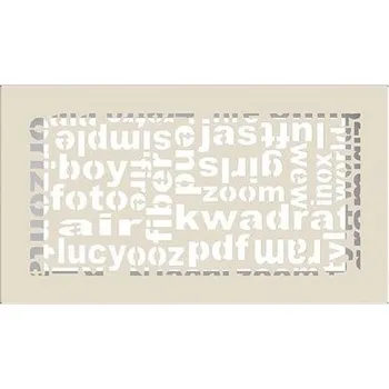 Větrací mřížka KRATKI KRBOVÁ MŘÍŽKA ABC 17X30 KRÉMOVÁ