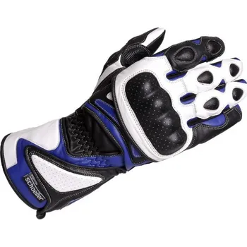 Moto rukavice Pánské textilní motocyklové rukavice Lookwell Striker Barva: Modrá, Velikost: XS