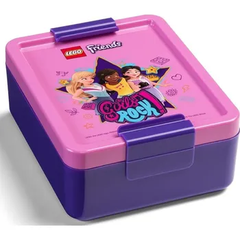 Svačinový box LEGO Friends Girls Rock svačinový set fialový