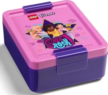 Svačinový box LEGO Friends Girls Rock svačinový set fialový