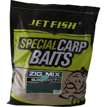 Návnadová surovina JetFish JET FISH 4kg Zig mix : SLOUPCOVÝ