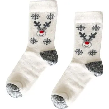 Dámské ponožky Snový svět Bavlněné froté ponožky Rudolf - dětské Velikost ponožek: Velikost 32 - 35