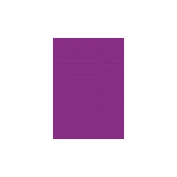 Speciální papír Fialové lepící štítky 70x36 mm, balení 50ks fialová