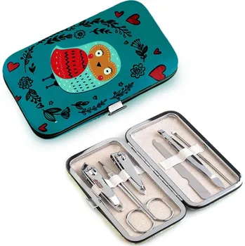 Manikúra v pouzdře sova