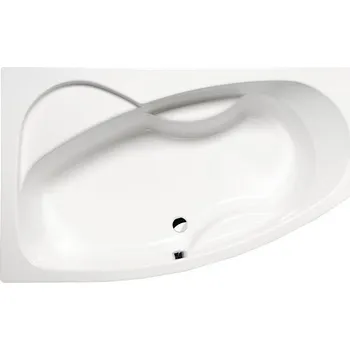 Mamba L asymetrická vana 160x95x44 cm, bílá 27111