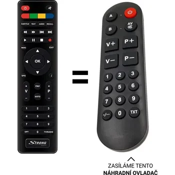 Strong SRT 7004, SRT7004 náhradní dálkový ovladač pro seniory