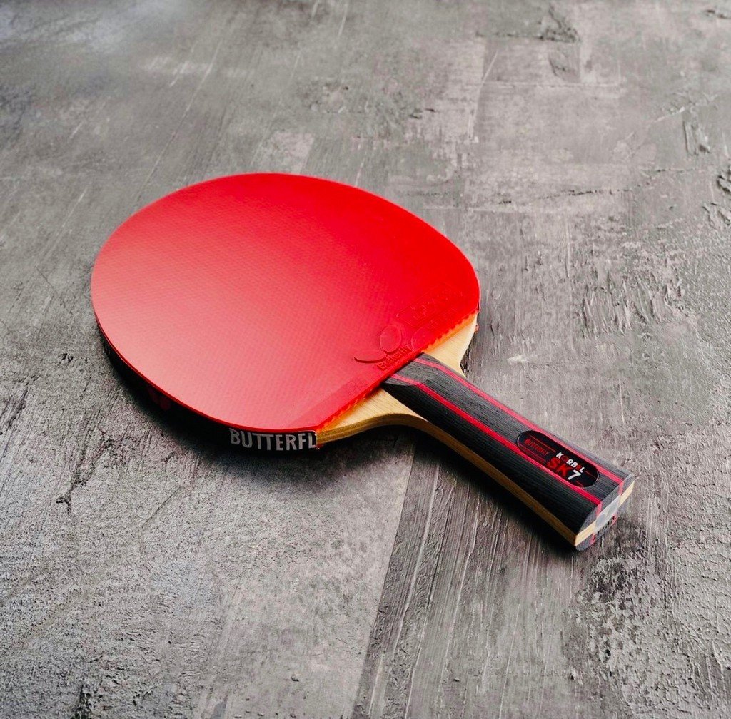 Pálka BUTTERFLY Korbel SK7 + Sriver FX rovné (ST)