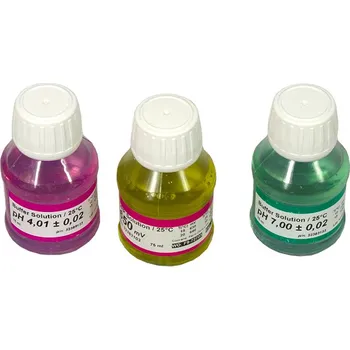 Bazénová chemie Pufr – 75 ml tlumící roztok 4,01 – pro kalibraci měřící sondy pro stanovení hodnoty pH