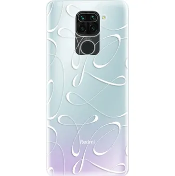 Pouzdro na mobilní telefon Odolné silikonové pouzdro iSaprio - Fancy - white - Xiaomi Redmi Note 9