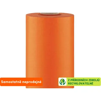 Balící papír Dárkový kraftový papír, oranžová.