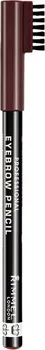 Tužka na obočí Rimmel London Professional Eyebrow Pencil Tužka na obočí 1,4 g 004 Black Brown