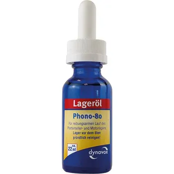 Příslušenství pro gramofon Dynavox Phono-80 (Olej na ložiska gramofonových přístrojů / Dynavox Phono-80 22ml)