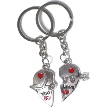 Přívěšek - zlomené srdce | Železářství Klíče, příslušenství Příslušenství, přívěšky, visačky Přívěsky na klíče, popruhy na klíče