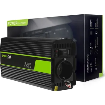 Měnič napětí Green Cell Voltage Car Inverter 12V/230V