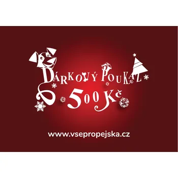 Dárkový potravinový koš Vsepropejska Červený dárkový poukaz (elektronický) Typ: 500 Kč