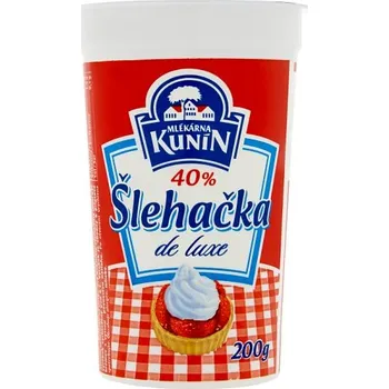 Mlékárna Kunín Šlehačka de luxe 40 % 200 g