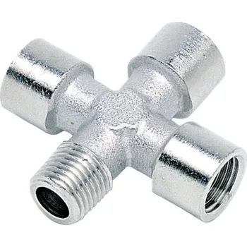 Příslušenství ke kompresoru ICH křížová propojka 60251 Vnitřní závit 1/8 Vnější závit: 1/8 1 ks