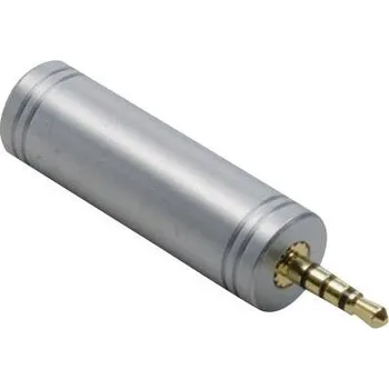 Redukce BKL Electronic 1103096 1103096 jack audio adaptér [1x jack zástrčka 2,5 mm - 1x jack zásuvka 3,5 mm] zlatá