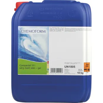 Bazénová chemie Chemoform Compactal gel 10 l - silný čistič stěn bazénu