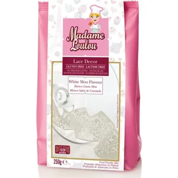 Rue Flambée Madame LouLou Jedlá krajka bílá 250 g Jedlá dekorace na dort Rue Flambée Madame LouLou Jedlá krajka bílá 250 g