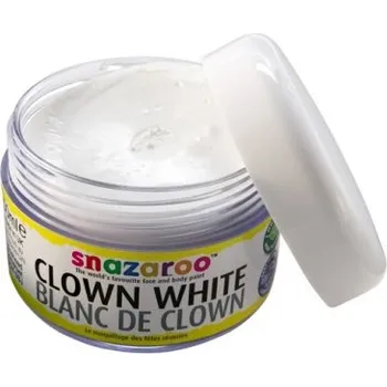 Barva na obličej - Bílá 50 ml