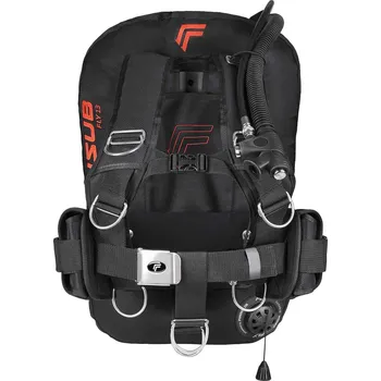 Potápěčské vybavení Křídlo Finnsub FLY SET 13D COMFORT ALU/SS Velikost postroje: S-XL, Backplate: ocel SS 3mm