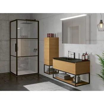 Riho Grid čtyřúhelníkový sprchový kout GB201 97,9-100,7x78,8-80,2x200 cm, čiré sklo (G004013121)