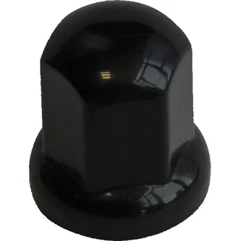 Matice CBP80 Krytky matic sada 20 kusů černých plastových násad (5,5 cm) na šrouby vel. 32